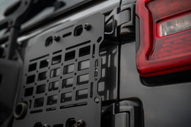 DV8 Offroad 2018-2025 Jeep Wrangler JL Tailgate Reinforcement Molle Panel