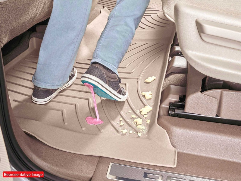 WeatherTech 25-26 Lincoln Navigator 2nd Row Rear FloorLiner HP - Grey