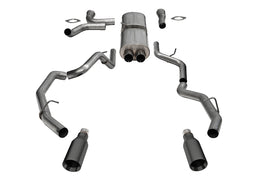 Corsa 25-26 RAM 1500 RHO Crew Cab 3.0L T Cat-Back Dual Rear Exit w/ 5in Single Gun Metal Pro Series