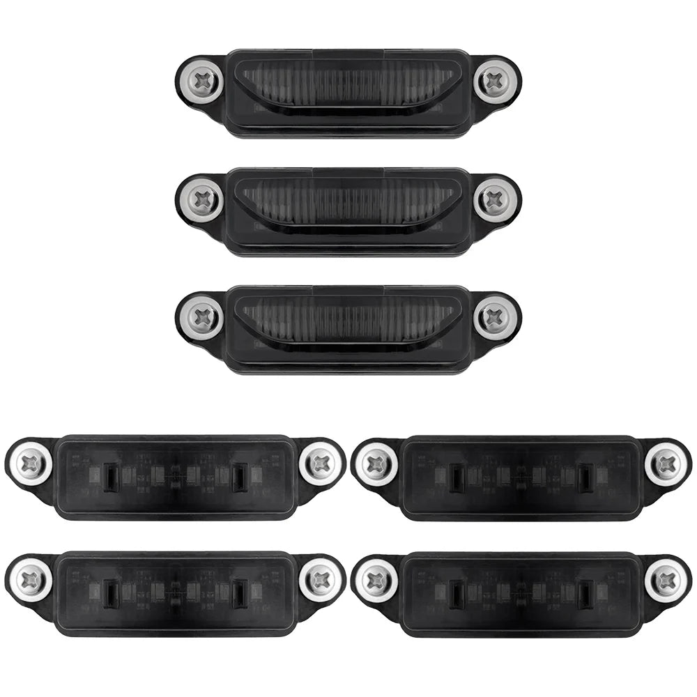 Recon Dodge 21-25 RAM 1500 TRX 7-PC Fender & Hood Light Kit Smoked Lens White or Amber LED Running Lights w/ Startup Light Sequence - Multiple Options