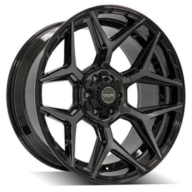 4 Play 4P06 Wheel 22x10 ET -18 Offset / 6-135-6-139-7 BP / 106.1 CB / Brushed Black Wheel