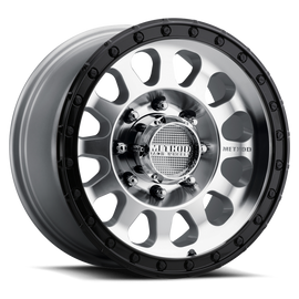 Method MR315 17x8.5 0mm Offset 8x170 130.81mm CB Machined Wheel - Gloss Black Lip