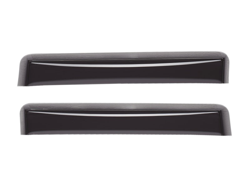 WeatherTech 19-23 Ford Ranger Front Window Deflectors - Matte Black