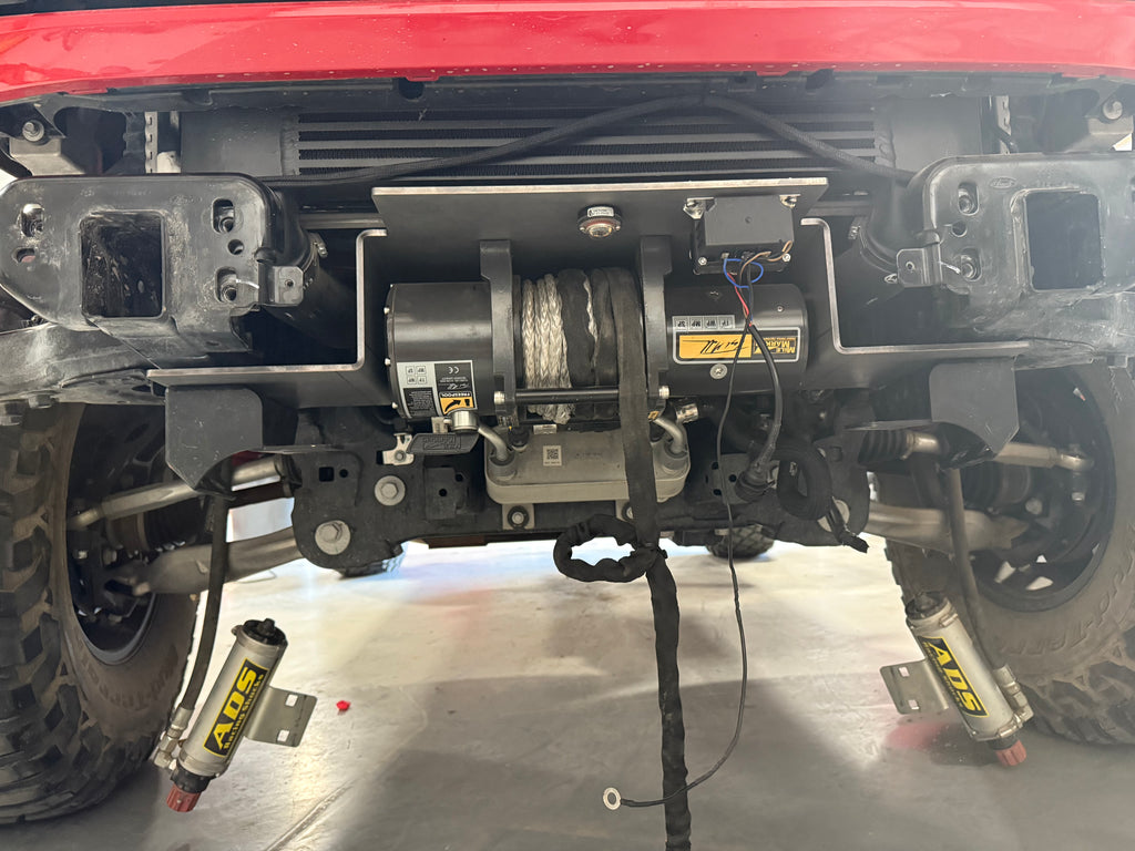 Hammer Built Ford Bronco Hidden Winch Mount