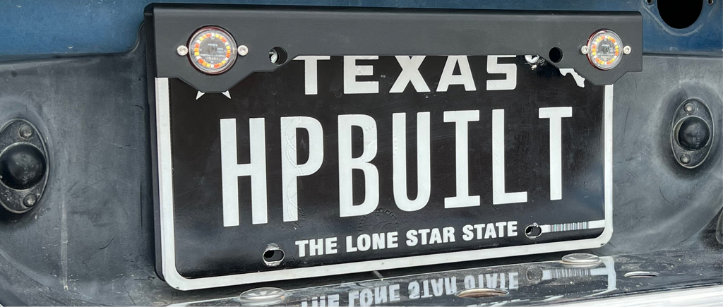 Hammer Built Multi-Function LED License Plate Bracket