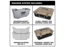 Load image into Gallery viewer, Decked 09-C RAM 1500/2500/3500 BLACK BED STORAGE 6.4FT INCLUDES DECKED OUT PACKAGE