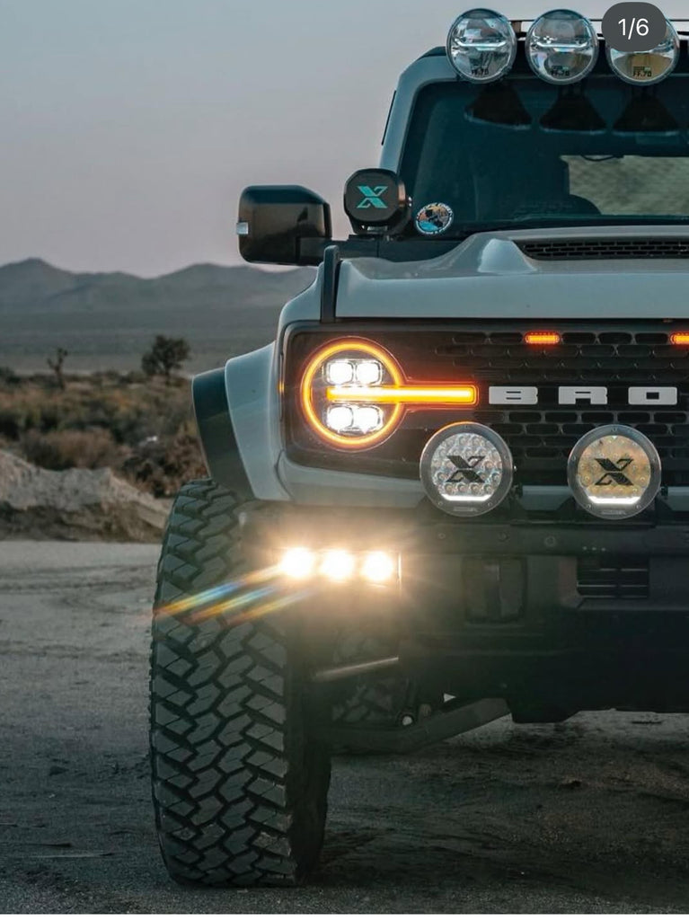 HAMMER BUILT BRONCO TRIPLE S1 FLUSH FIT FOGS