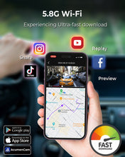 Load image into Gallery viewer, ACUMEN M4 Mirror Dash Cam Quad Channel