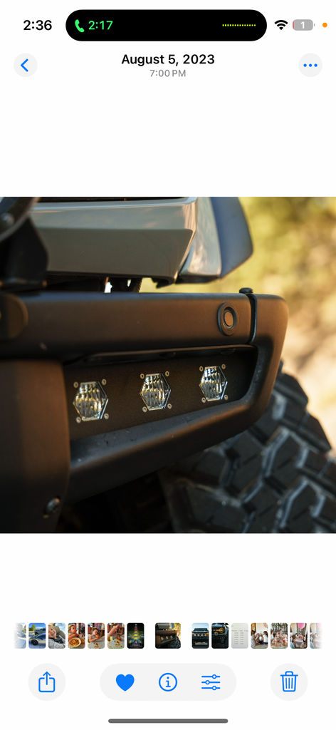 HAMMER BUILT BRONCO TRIPLE S1 FLUSH FIT FOGS