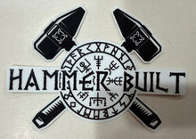 Load image into Gallery viewer, Hammer Built Logo Sticker (White)