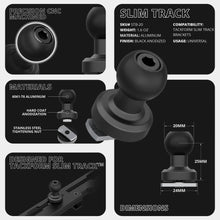 Load image into Gallery viewer, TRAXX™ - SLIM TRACK DASH BRACKET WITH DUAL MAGSAFE PHONE MOUNTS | TELESCOPING ARM | 2024-2026 FORD F-150 Raptor / Orange