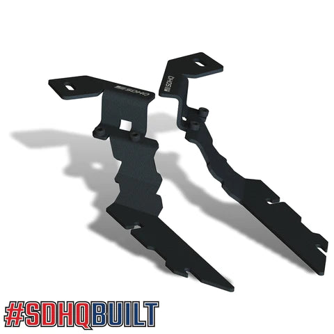 SDHQ BUILT '21-CURRENT RAM 1500 TRX  A-PILLAR LIGHT MOUNTS