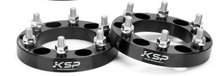 Load image into Gallery viewer, KSP 1" Inch  6X5.5 WHEEL SPACER 12X1.5mm Thread Pitch - Aluminum Forged - Black