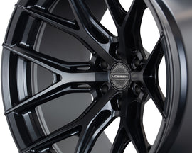 Vossen HF6-4 22x12 / 6x139.7 / ET-44 / Ultra Deep Face / 106.1 - Satin Black Wheel