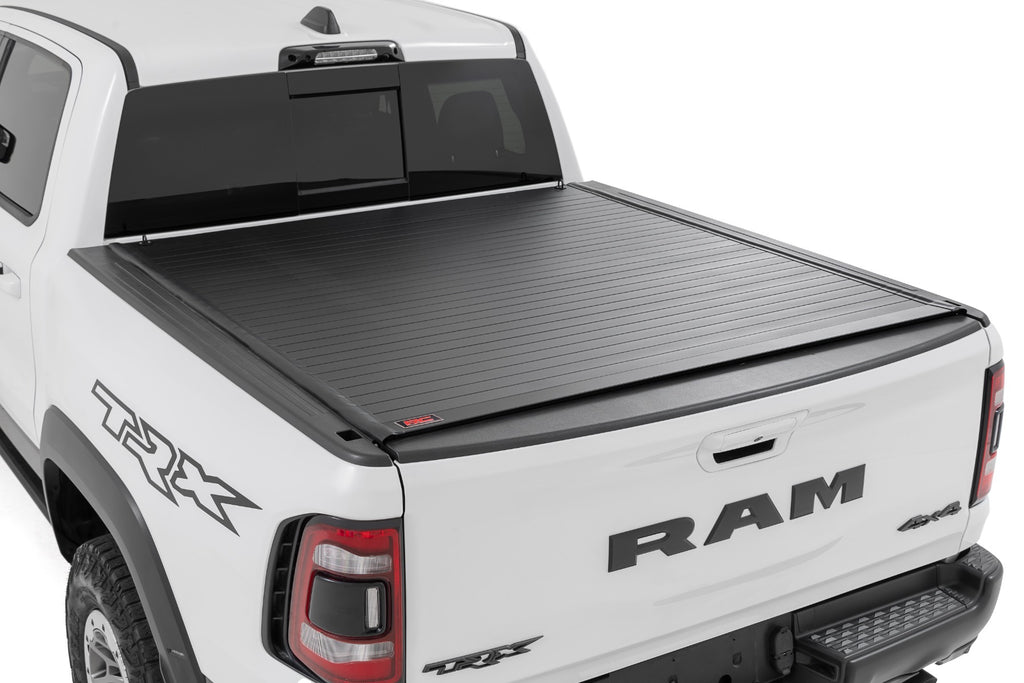 Rough Country Hard Roll Up Bed Cover 5'7" Bed - Ram 1500 DT (19-26) - 1500 TRX / RHO (21-24) (25-27)