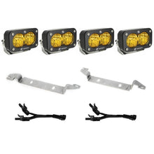 Load image into Gallery viewer, Baja Designs 2024+ Toyota Tacoma S2 Sport Dual Fog Pocket Light Kit - Baja Amber