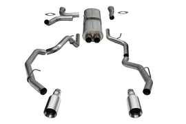 Corsa 25-26 RAM 1500 RHO Crew Cab 3.0L Turbo Cat-Back Dual Rear Exit w/ 5in Single Satin Pro Series