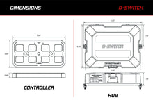 Load image into Gallery viewer, Diode Dynamics D-Switch 8-Channel Switch Panel