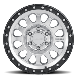 Method MR315 18x9 +18mm Offset 8x170 130.81mm CB Polished Wheel - Gloss Black Lip