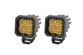 Diode Dynamics SSC1 LED Pod Sport Yellow Flood Standard ABL (pair)