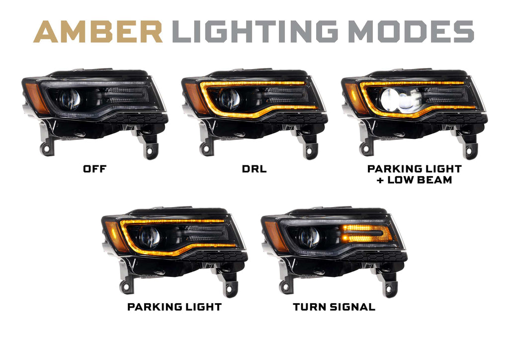 Morimoto 14-22 Jeep Grand Cherokee XB LED Headlights (Gen II)