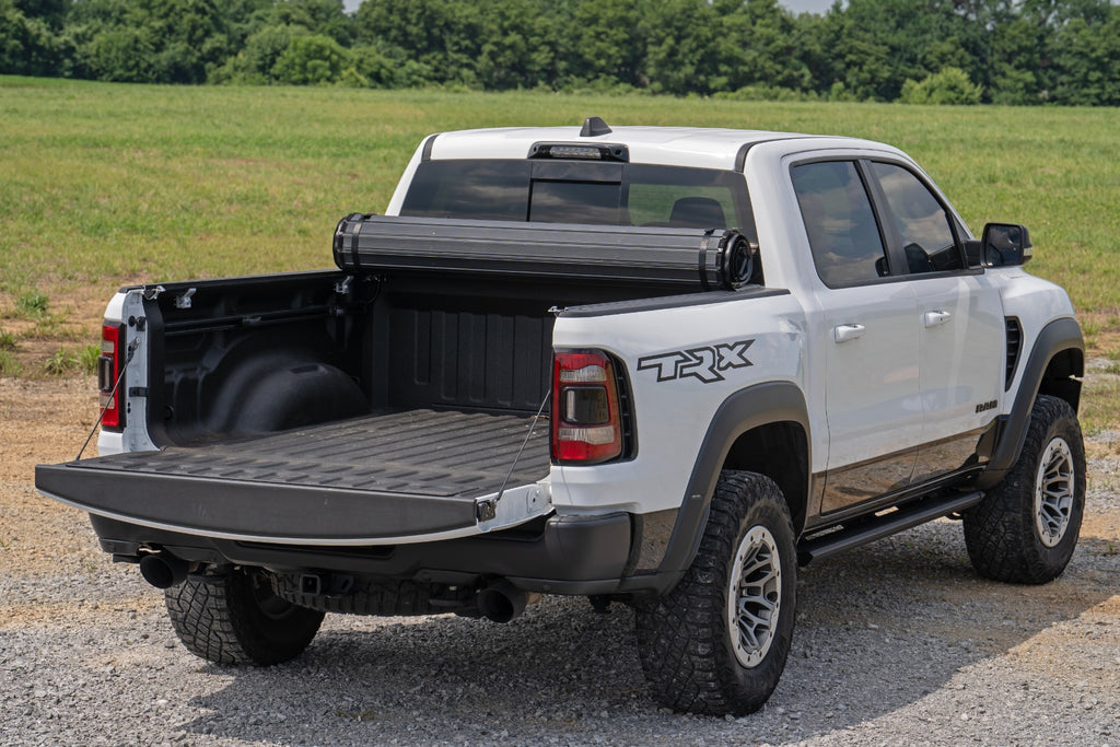 Rough Country Hard Roll Up Bed Cover 5'7" Bed - Ram 1500 DT (19-26) - 1500 TRX / RHO (21-24) (25-27)