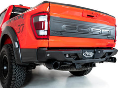 OPEN BOX (WILL ONLY) 2022+ Ford Raptor Stealth Fighter R Bumper w/ 2 Cube Lights - Hammer Black