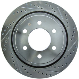 StopTech Select Sport 12-18 Ford F-150 Slotted and Drilled Rear Left Brake Rotor