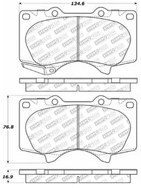 StopTech Street Select Brake Pads w/Hardware - Front