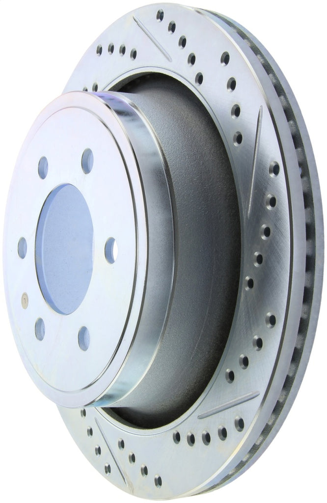 StopTech Select Sport 12-18 Ford F-150 Slotted and Drilled Rear Left Brake Rotor