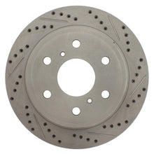 Load image into Gallery viewer, StopTech Select Sport 07-09 Chevrolet Avalanche 1500/07-09 Silverado Slotted/Drilled Left Rear Rotor