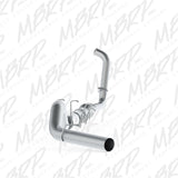 MBRP F-250/350 6.0L EC/CC 5in Turbo Back (Stock Cat) Single Side Exit AL