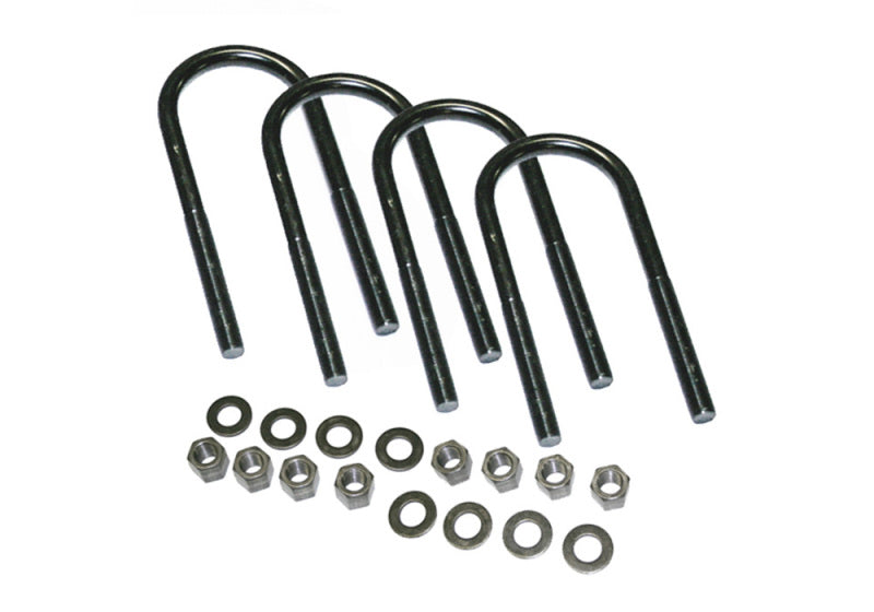 Superlift U-Bolt 4 Pack 1/2x2 7/8x7 Round w/ Hardware