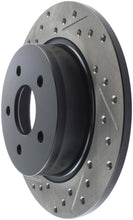 Load image into Gallery viewer, StopTech Sport Drilled &amp; Slotted Rotor - Rear Right