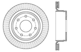 StopTech Slotted & Drilled Sport Brake Rotor