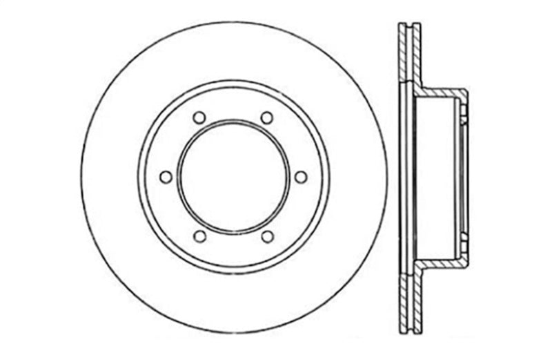 StopTech Slotted & Drilled Sport Brake Rotor