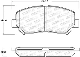 StopTech Street Brake Pads - Rear