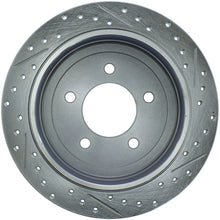 Load image into Gallery viewer, StopTech Select Sport 99-04 Ford F-150 Sport Slotted &amp; Drilled Rear Right Rotor