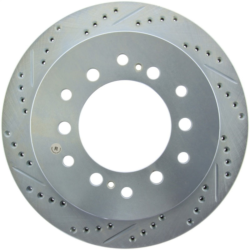 StopTech Select Sport 08-09 Toyota FJ Crusier SportStop Slotted & Drilled Right Rear Rotor