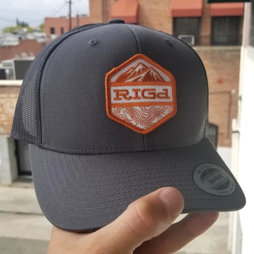 RIGd Supply Hex Bolt Snapback Hat Grey