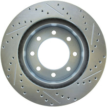 Load image into Gallery viewer, StopTech Select Sport 03-08 Dodge Ram 2500/3500 Slotted &amp; Drilled Front Right Rotor