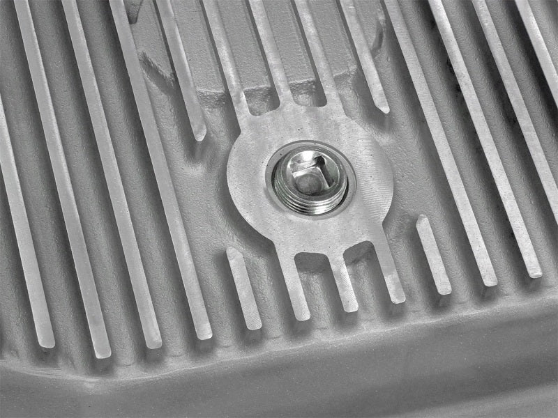 aFe Transmission Pan (Raw); Ford Trucks 6R140 11-14 V8-6.7L (td)