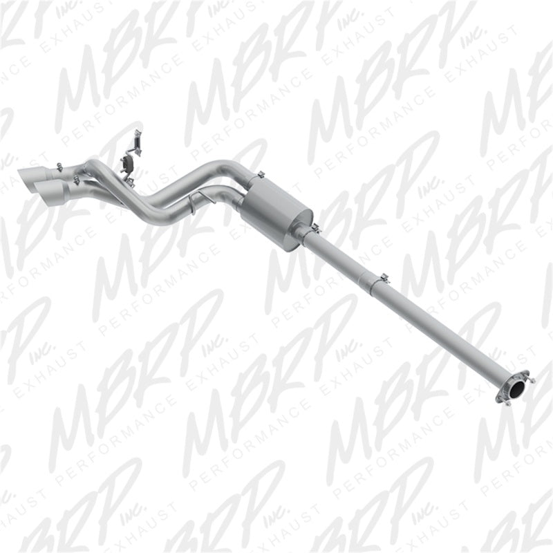 MBRP 09-14 Ford F150 T304 Pre-Axle 4.5in OD Tips Dual Outlet 3in Cat Back Exhaust