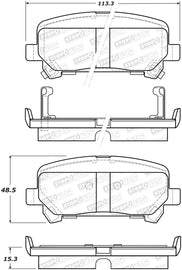 StopTech Street Brake Pads - Front
