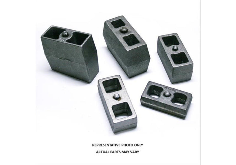 Superlift Universal Application - Rear Lift Block - 5in Lift - w/ Flat - Pair