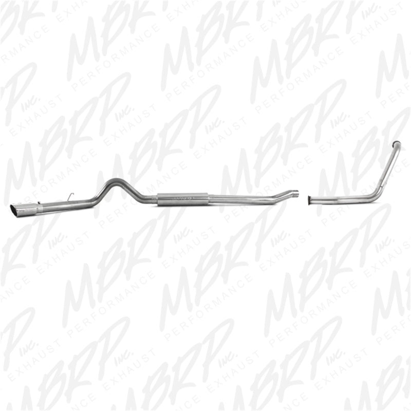 MBRP 2003-2007 Ford F-250/350 6.0L EC/CC Turbo Back Single Side (Stock Cat)