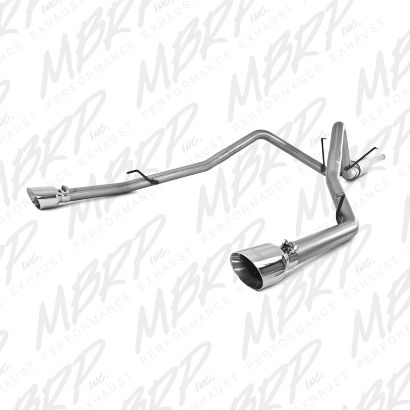 MBRP 2009 Dodge Ram 1500 5.7L Cat Back Dual Split Rear