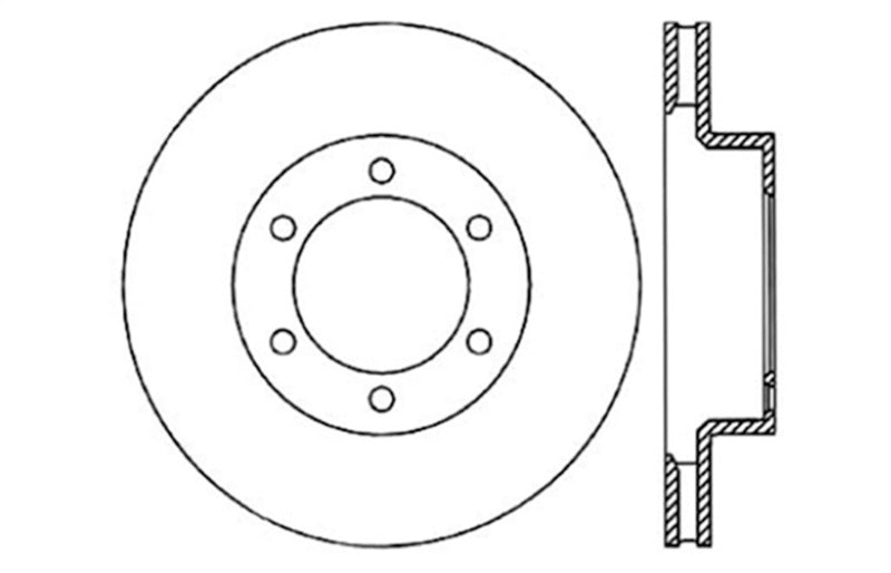 StopTech Slotted & Drilled Sport Brake Rotor